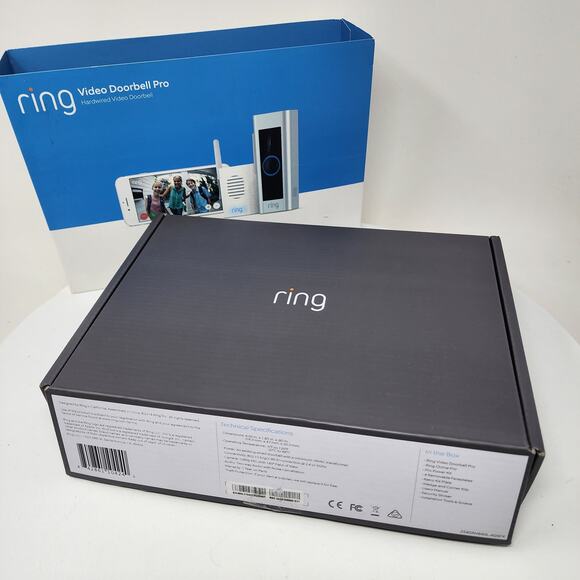 Ring Doorbell Pro Hardwired with Chime Pro Wifi Repeater 2540AH640L-A05FX - Picture 5 of 8
